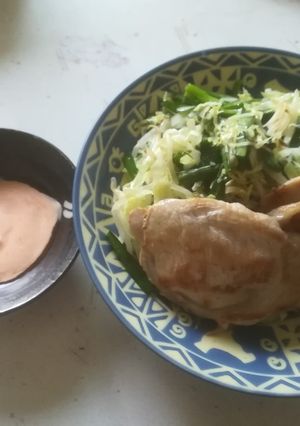 夏にピリ辛!簡単!チリソースで野菜豚肉巻-レシピのメイン写真