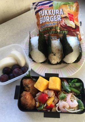 高校男子お弁当　1.8.26-レシピのメイン写真