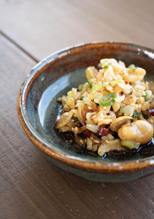 香ばしはじき豆の食べるラー油-レシピのメイン写真