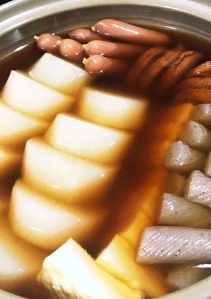 大根メインのおでんとおでんつゆ-レシピのメイン写真