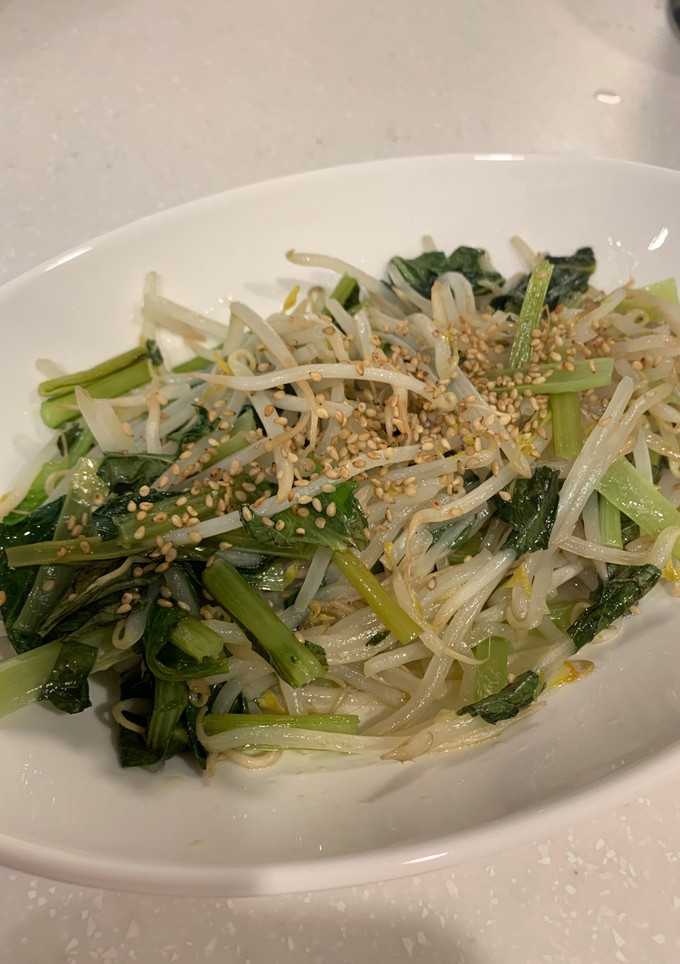 もやしと小松菜の蒸し物-レシピのメイン写真