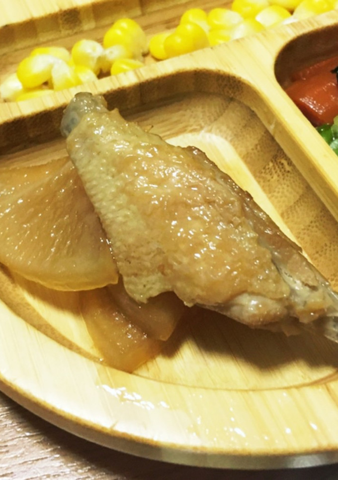 手羽中と大根のさっぱり煮物-レシピのメイン写真