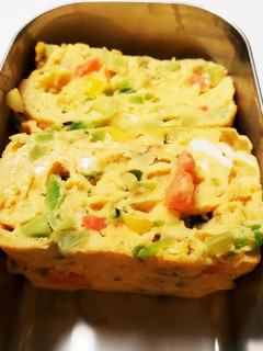 ブロッコリー&ミックスベジタブルの卵焼き-レシピのメイン写真