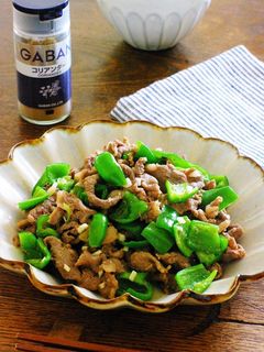 牛肉とピーマンのレンチン炒め-レシピのメイン写真