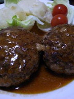 ソースが人気♡煮込みハンバーグ-レシピのメイン写真