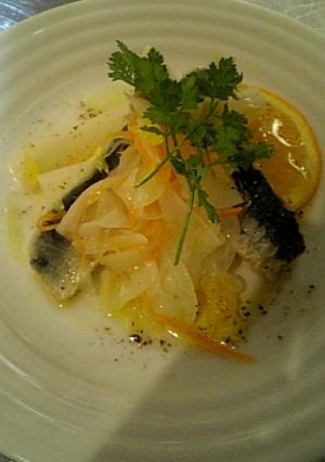 鰯とホワイトアスパラのオレンジマリネ-レシピのメイン写真