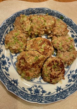 イワシのつみれ焼き&レンジ蒸し-レシピのメイン写真