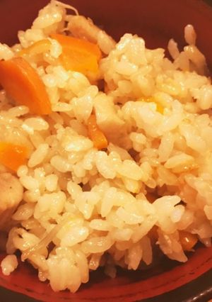 鶏ごぼう炊き込みご飯-レシピのメイン写真