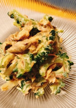 超簡単☆鯖缶でゴーヤのサラダ-レシピのメイン写真