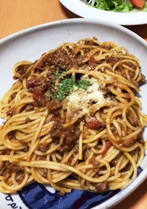 赤ワインで！コクうまミートソース♬-レシピのメイン写真
