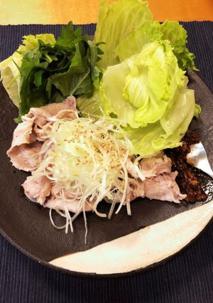 しょうゆ麹で食べる、リッチな豚しゃぶ-レシピのメイン写真