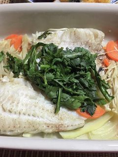たらの簡単レンジ蒸し-レシピのメイン写真