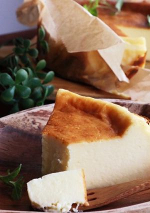 手動で作る甘さ控えめ♡バスクチーズケーキ-レシピのメイン写真
