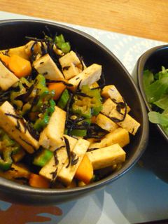 厚揚げ豆腐とひじきの炒め煮-レシピのメイン写真