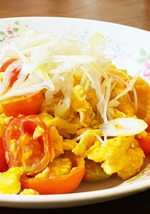 ミニトマトと卵の中華風炒め-レシピのメイン写真