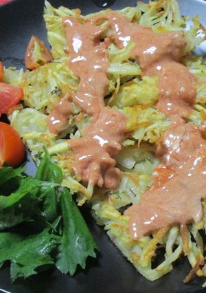 栄養満点ジャガイモガレットを激うまたれで-レシピのメイン写真