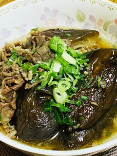 茄子と牛肉の甘辛煮浸し-レシピのメイン写真