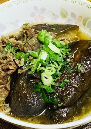 茄子と牛肉の甘辛煮浸し-レシピのメイン写真