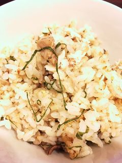 お刺身の残りで☆アジの炊き込みご飯-レシピのメイン写真
