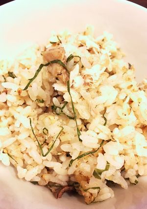 お刺身の残りで☆アジの炊き込みご飯-レシピのメイン写真