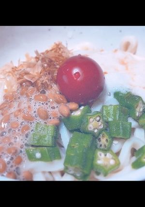 ねばねば元気がでる(う)どん-レシピのメイン写真