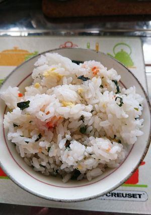 超ズボラ！カニかまのわかめ混ぜご飯-レシピのメイン写真