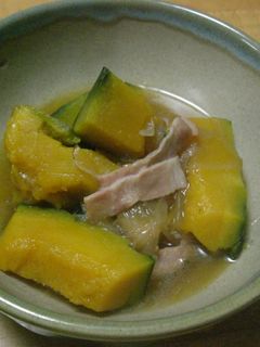 かぼちゃとベーコンのあんかけ煮-レシピのメイン写真