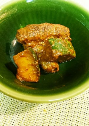 牛巻きカボチャ赤だし味噌風-レシピのメイン写真