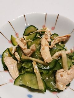 きゅうりと鶏の中華和え-レシピのメイン写真