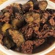 超簡単!無水!ナスと牛肉の煮物