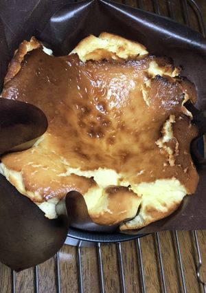 混ぜて焼くだけ☆簡単バスクチーズケーキ-レシピのメイン写真