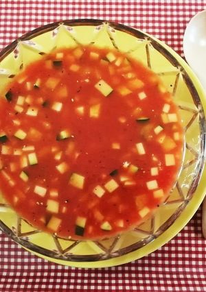 濃厚野菜ジュースdeガスパチョ-レシピのメイン写真