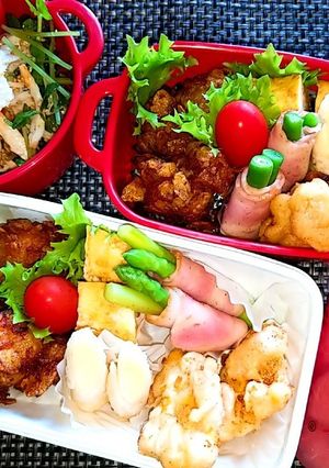 息子と娘のお弁当'20.8.27-レシピのメイン写真