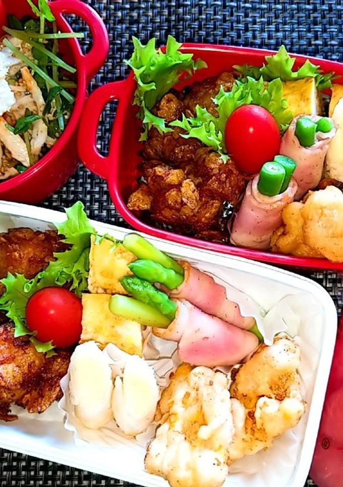 息子と娘のお弁当'20.8.27-レシピのメイン写真