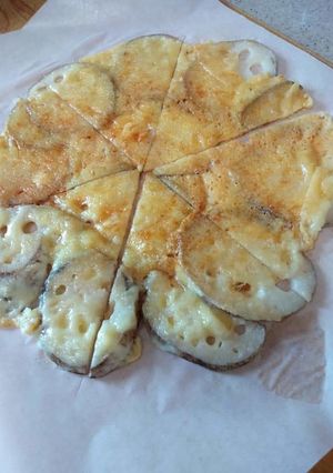れんこんパリパリチーズ-レシピのメイン写真