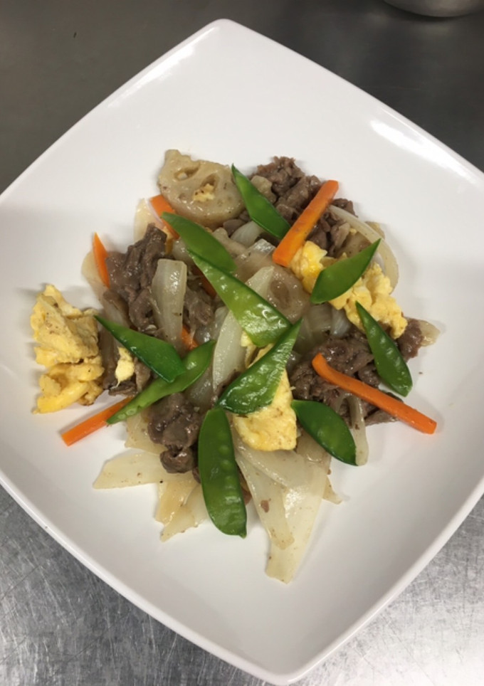 牛肉と根菜の菜種炒め-レシピのメイン写真