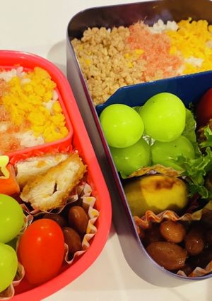 三色丼！！簡単なお弁当♡-レシピのメイン写真