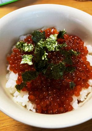 こぼさないタイプのいくら丼-レシピのメイン写真