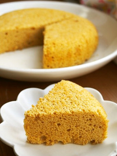 炊飯器で♪黒糖シフォンケーキ♪-レシピのメイン写真