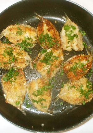 魚いわしのパン粉焼き♪フライより簡単-レシピのメイン写真