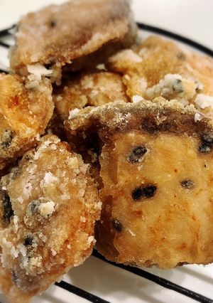 ウチのアレ♡ふわふわ！黒胡麻のブリ唐揚げ-レシピのメイン写真