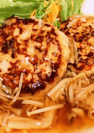 ふわふわ♡アジのハンバーグ！-レシピのメイン写真