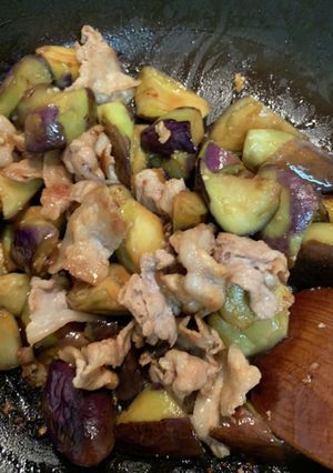 茄子と豚肉のニンニク醤油　簡単おいしい-レシピのメイン写真