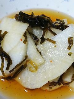 大根と塩昆布の甘酢漬け-レシピのメイン写真