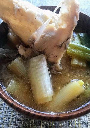 鯛のアラとネギのお味噌汁-レシピのメイン写真