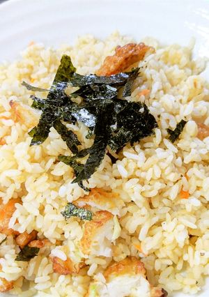 加賀揚で食感最高！超絶簡単なチャーハン-レシピのメイン写真