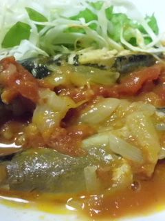 圧力鍋でイワシのトマト煮-レシピのメイン写真