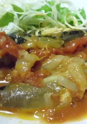 圧力鍋でイワシのトマト煮-レシピのメイン写真