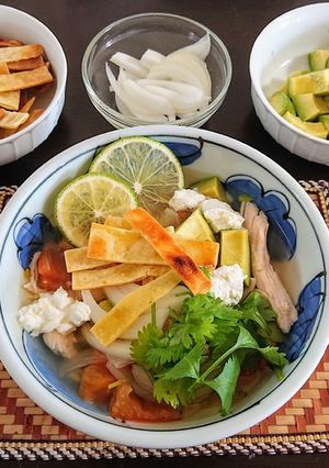 メキシカン☆爽やかライムのチキンスープ-レシピのメイン写真