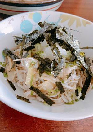 シラスと夏野菜のおろしぶっかけ蕎麦-レシピのメイン写真